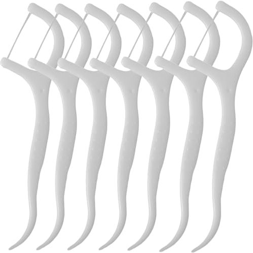 NUTTDOO Dental Floss Stick,100 PCS Disposable Toothpicks Teeth Stick Floss Picks, Cleaning Tool for Travel Home Office Restaurant