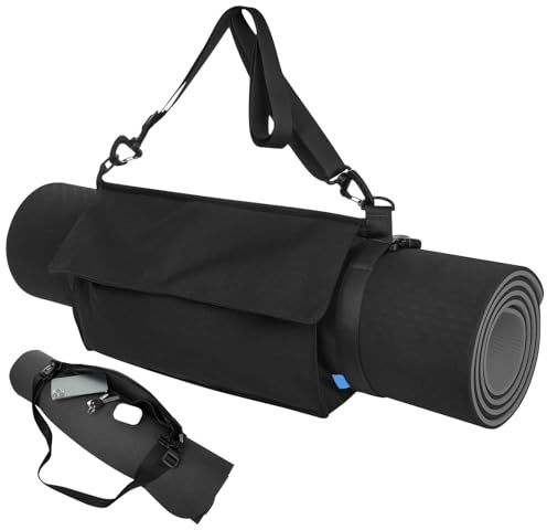 Jubilofex Yogatasche für Yogamatte | Multifunktions-Yoga-Transportgurt – Tasche mit vollständigem Tragegriff, verstellbarer Gurt für Frauen