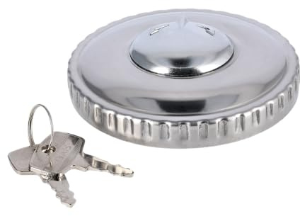 Tankdeckel Ø60mm, mit Schloß, Aluminium - für MZ ES, ETS, TS, ETZ