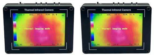 LYEAA Caméra thermique infrarouge de 3,5 pouces -40 à 450 ° C Imageur thermique pour inspection du bâtiment mécanique électrique