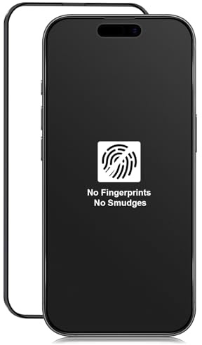 Funrae Full Screen Matt Schutzfolie für iPhone 17 für Panzerglas, 2 PCS Anti-Fingerabdruck Matte Folie, 9H Härte Tempered Glas Schutzglas, Blendschutz Kratzfest Displayschutzfolie