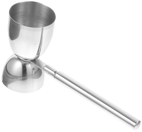 TOGEVAL Medidor de Acero Inoxidable Doble Cara Jigger para Cócteles Taza Medidora Accesorio Bartender para Vinos y Bebidas