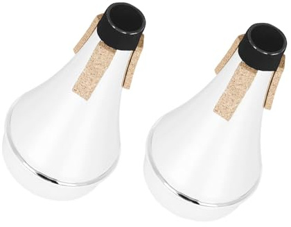 MAGICLULU 2pezzi Sordina per Tromba Riduce Rumore per Esercitazioni Casa Chiuso Leggera e Portatile Realizzata in Buona Plastica Robusta per Professionisti e Studenti