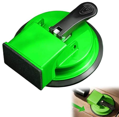 Laminate Floor Gaps Fixing Tool, Adjustable Suction Cups Gripper, Heavy Duty Laminate Flooring Tools, Plank Grabber Tool for Wood Tile Baseboard Paver Construction Bathroom Kitchen Living (Green)