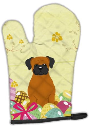Caroline 's Treasures Ostern Eier Fawn Boxer Ofenhandschuh, multicolor, 30,5 x 21,6 cm