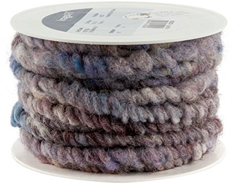 Wollkordel - 10mm - rosenholz melange (10 Meter)