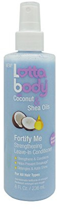 Revlon LOTTABODY Coconut & SHEA Oils Fortify ME Leave In Conditioner 236 ml, Single, Standard, 236