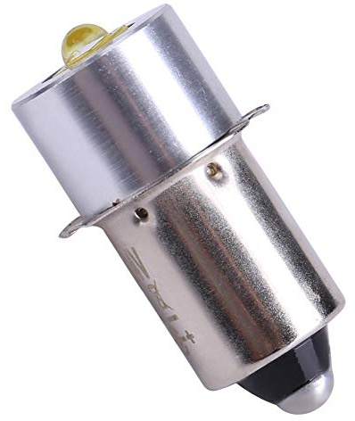 Raguso 5W 6-24 V P13.5S haute luminosité LED lampe de travail d'urgence lampe de poche ampoule de rechange torches ampoule de torche électrique