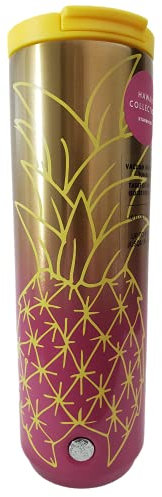 Starbucks Hawaii Collection Trinkglas mit Ananas-Motiv, Edelstahl, 473 ml