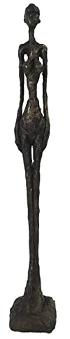 Giacometti Scultura in Bronzo Scultura, Giacometti Immigrazione Statua Decorazione Decorazione per la casa Ornamento Figura in Bronzo, Accessori per Decorazioni astratte,Nero