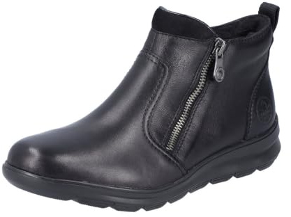 Rieker Bottes courtes Z0060 pour femme, Noir, 39 EU