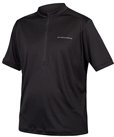 Endura Herren Hummvee Kurzarm-Fahrradtrikot II | Schnell feuchtigkeitsableitend | Recyceltes Material | Rückentaschen Trikot