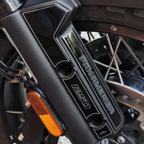 Resin Bike Aufkleber für Motorrad Kompatibel mit Harley Davidson Pan America 1250 2020-2026. Kotflügel vor Stößen und Kratzern. Aufklebersatz 3D-Harzklebstoff - Stickers Made in Italy