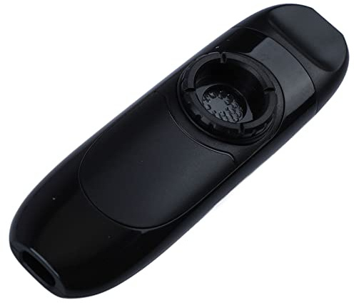 Elektrisches Kazoo, Professionelles Elektrisches Kazoo-Set, Tragbares Kleines Kazoo-Musikinstrument aus Harz mit Tonabnehmer Zum Üben für Anfänger (Schwarz