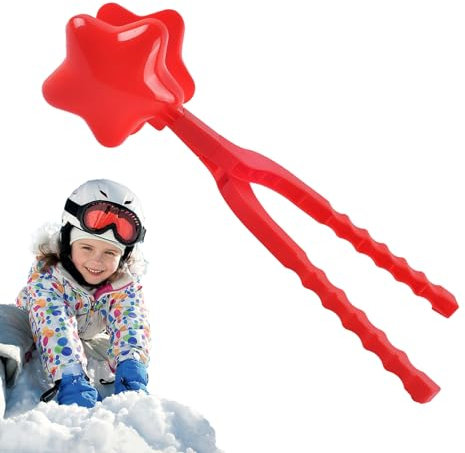 higyee Schneeball-Maker-Werkzeug – Schneeball-Clip-Spielzeug Für Kinder | Niedliches -Stern-Herzform-Schneeball-Maker-Spielzeug | Outdoor Winter Spielen Schnee Spielzeug Sand Ton Form Werkzeuge