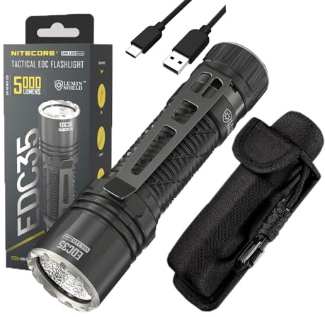 Nitecore EDC35 High Power 5000 Lumen NiteLab UHi 40 Max LED wiederaufladbare Taschenlampe