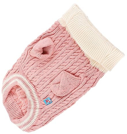 Sosoport Haustierpullover Warme Hundekleidung Für Kleine Welpen Winteroutfit Mit Rollkragen Einfacher Anzug Für Chihuahuas Zwergspitz Pudel Und Bulldoggen