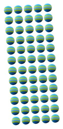 VANZACK Ball Kinder Schaumstoff Klein Schaumstoffball 60 Stück Trainingsbälle Für Den Innenbereich Schwammbälle Regenbogenbälle Übungsbälle