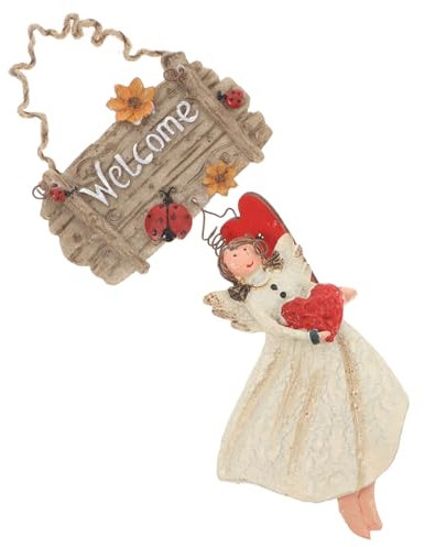 Ciieeo Weihnachtsornament Aus Harz Türdekoration Engel Festlicher Engelanhänger Weihnachtsbaumdekoration