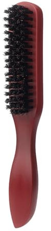 Brosse de sanglier pour placage de cheveux - Brosse aplatissante pour homme et femme - Pour nettoyer les cheveux et la barbe GCp387 (A, 21 x 3 x 3 cm)
