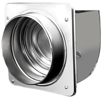 MagiDeal Clapet anti-retour pour hotte de cuisine, grille de Ventilation pour conduit d'air, polyvalent, robuste, facile à utiliser, bouchon de fumée pour