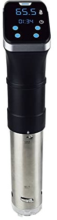 7LiuYueFei6 Sous Vide Cooker Machine, Sous Vide Immersion Circulator, Accurate Temperature Digital Timer, Ultra-Quiet, IPX7 Waterproof, 800W, Black