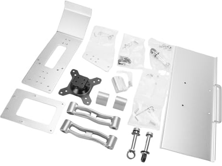 Fafeicy Tasta Tastiera Montaggio Spazio Risparmio Spazio Risalma Regolabile Scontro Integrato Montaggio con Vassoio per Tastiera per L'utilizzo della Casa in Ufficio