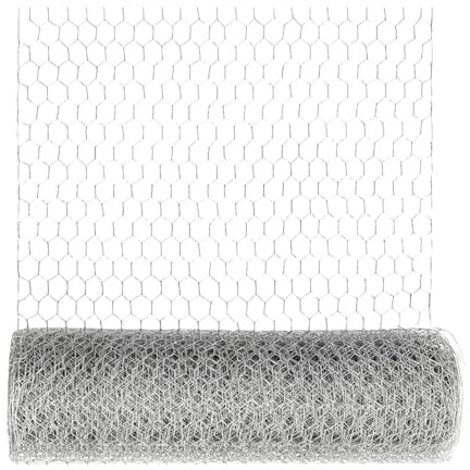 Xuanxi Rollo de valla hexagonal de acero galvanizado, resistente a la intemperie, para alojamiento sostenible de animales, alambre galvanizado para pollos