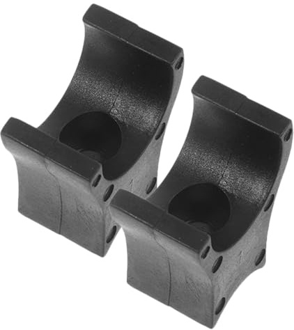 Generic 2pcs Wheelchair Rail Guide Support Blocks Replacement Parts Universal Fit Abs Plastic Stable Support for Standard Wheelchairs and Transport Chairs