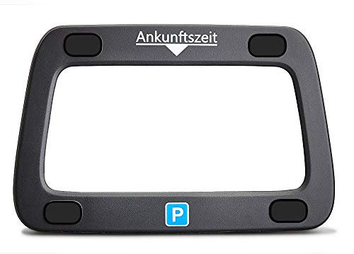 Parkwächter V0 Scheibenadapter mit 4 Klebepads (Schwarz)
