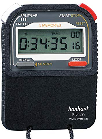 Stoppuhr Pro 25 1/100 Sek.dig.HANHART