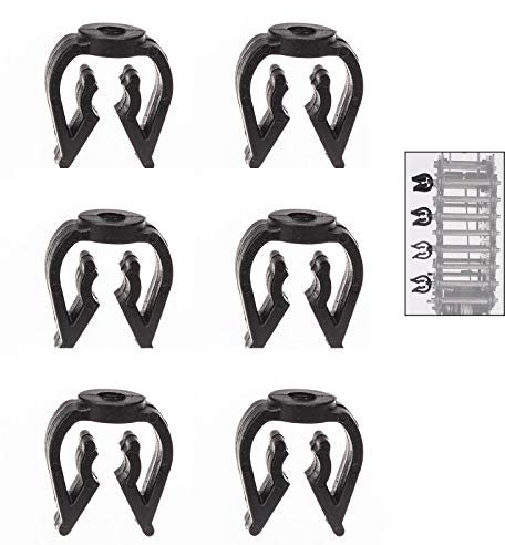 6x Pantograph Replacement Cable Clips for Pantograph Ceiling Rail System Pantograph Accessories Studio Photography Photo Video Spotlight