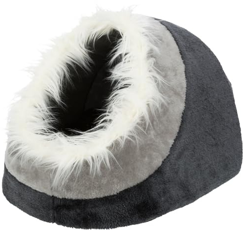 Trixie kattenmand iglo minou donkergrijs / lichtgrijs (35X26X41 CM)