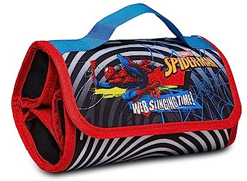 Seven Rotolo Portacolori - SPIDER-MAN, Completo di pennarelli, 30 pezzi, Per bambini, Asilo e scuola elementare, Tempo libero