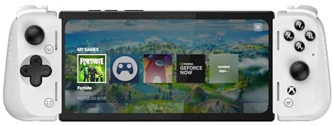 Razer Kishi V2 Pro Mobile Gaming Controller Xbox Edition per Android: HyperSense Haptics - Misura universale - Streaming di giochi per PC e Xbox - Gioca solo a giochi touchscreen - Bianco