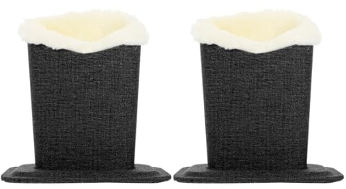 SHERCHPRY 2 Pièces Porte-Lunettes En Peluche 5X6X6.3In Support De Lunettes De Soleil Et Étui Anti-Rayures Pour Bureau Salon Chambre