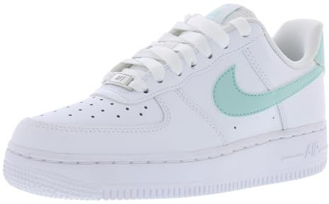 NIKE Air Force 1, Scarpe da Ginnastica Donna, Ghiaccio di Giada Bianca, 42 EU