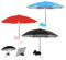 Phone Umbrella for Sun,3 pcs Cell Phone Umbrella with 3 PCS Piggy Suction Cup Outdoor Mobile Phone Stand Sun Shade Smartphone Umbrella for Phone Sunshade