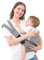 GAGAKU Kindertrage Seitlich Babytragetuch Trage Baby mit Rutschfestem Hüftsitz Tragetuch Kleinkind Hüfttrage Kleinkindtrage Ergonomischer Tragehilfe Babytrage ab 6 monate (6.4-15,9 kg) - Grau