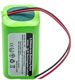 Batteria For Spazzatrice Da 14,8 V 3900 MAh, Compatibile Con FLYCO, FC9601, Compatibile Con RoboVac, 11, Compatibile Con ILIFE, V7s, Compatibile Con LIECTROUX, Batteria C30B(NO 1 3900mah 1pcs)