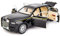 TGRCM-CZ 1:24 Rolls-Royce Phantom Model Car, Zinc Alloy Pull Back Toy Diecast Toy Cars with Sound and Light for Kids Boy Girl Gift(Black)