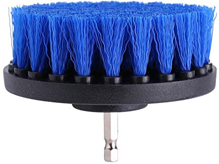 YUMILI Drill Brush, Tile Grout Cleaner Power Scrubber Tile Cleaning Brush, Bathtub Toilet Drill Brush Grout Cleaning Brush Carpet Cleaning Tool Attachment, 2In/ 3.5In/ 4In(4In)