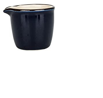 LSSEDA Creamer Jug,Churn Jug,Mini Ceramic Milk Jug Household Kitchen Sauce Jar Restaurant Coffee Suitable for Dining Table Dessert Shop Cafe Milk(Color:Red Cup) (Color : Dark Blue Cup)