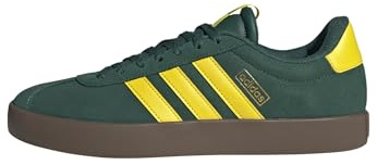 adidas Herren VL Court 3.0 Shoes, Collegiate Green/Yellow/Gold Metallic, 44 2/3 EU