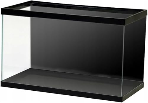 TD STONES Hintergrunddekor Aquarium Rückwand Schwarz 120x50 cm – selbstklebende Folie, wasserfest und langlebig – hochwertige Aquarium Rückwand für Süßwasser- & Meerwasseraquarien