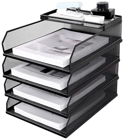 Plateaux De Bureau Support De Rangement Coulissant Pour Dossiers Et