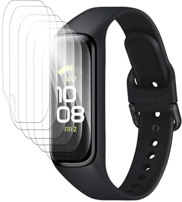 nvskvd Schutzfolie für Samsung Galaxy Fit 2, 6 Stück | Hydrogel Folie Klar HD Weich TPU Displayschutzfolie TPU Hydrogel Film