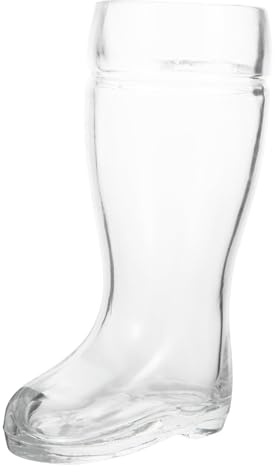 VILLCASE Copa de Cóctel Forma de Bota de Vidrio Moderno, Capacidad 580ml, Fácil de Limpiar, Adecuado para Bar y Hotel