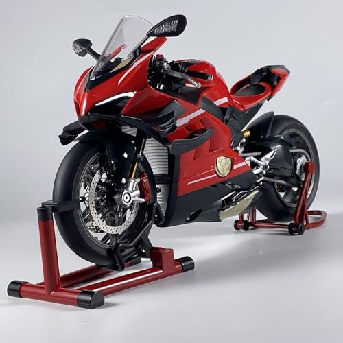 För V4S Racing Motorcykel Legering Gjuten Modell Barnleksak Samling Hobbydekoration 1:7