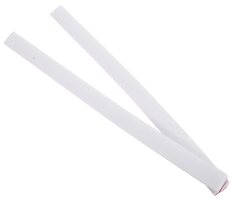 Lurrose Bande D’étanchéité Silicone 50 Cm X 1,6 Cm Blanche – Lot de 2 Bandes Pare-éclaboussures pour Salle de Bain Cuisine, Barrière Anti-infiltration D’eau Auto-adhésive, Joint de Sol